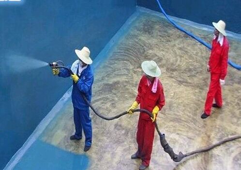 鱗片施工現場(chǎng)