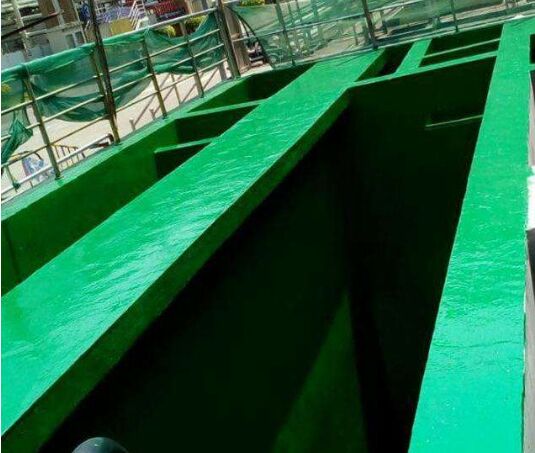 污水(shuǐ)處理(lǐ)池防腐使用鱗片膠泥塗料的優勢