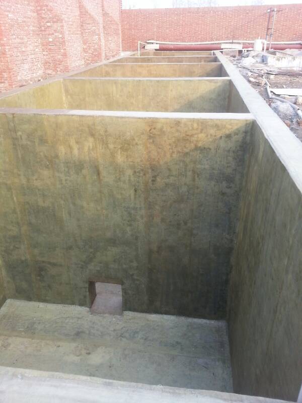 珠海電(diàn)子廠污水(shuǐ)池防腐